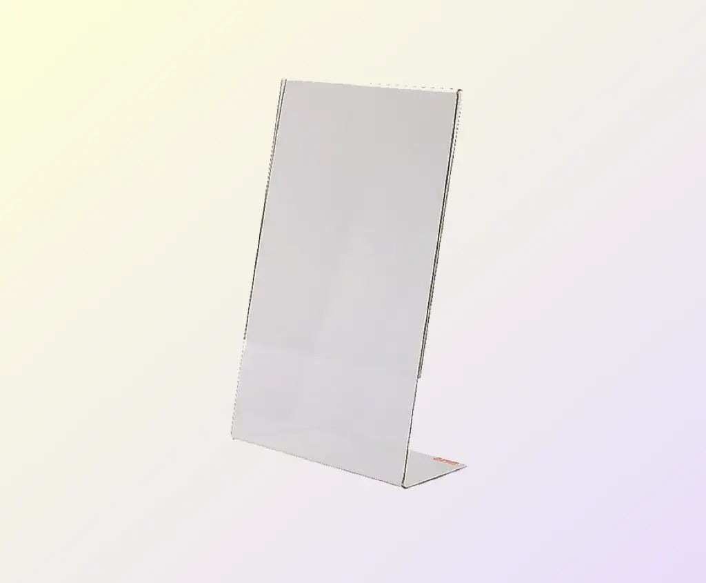 Support en Plexi A4-Porte-affiche transparent