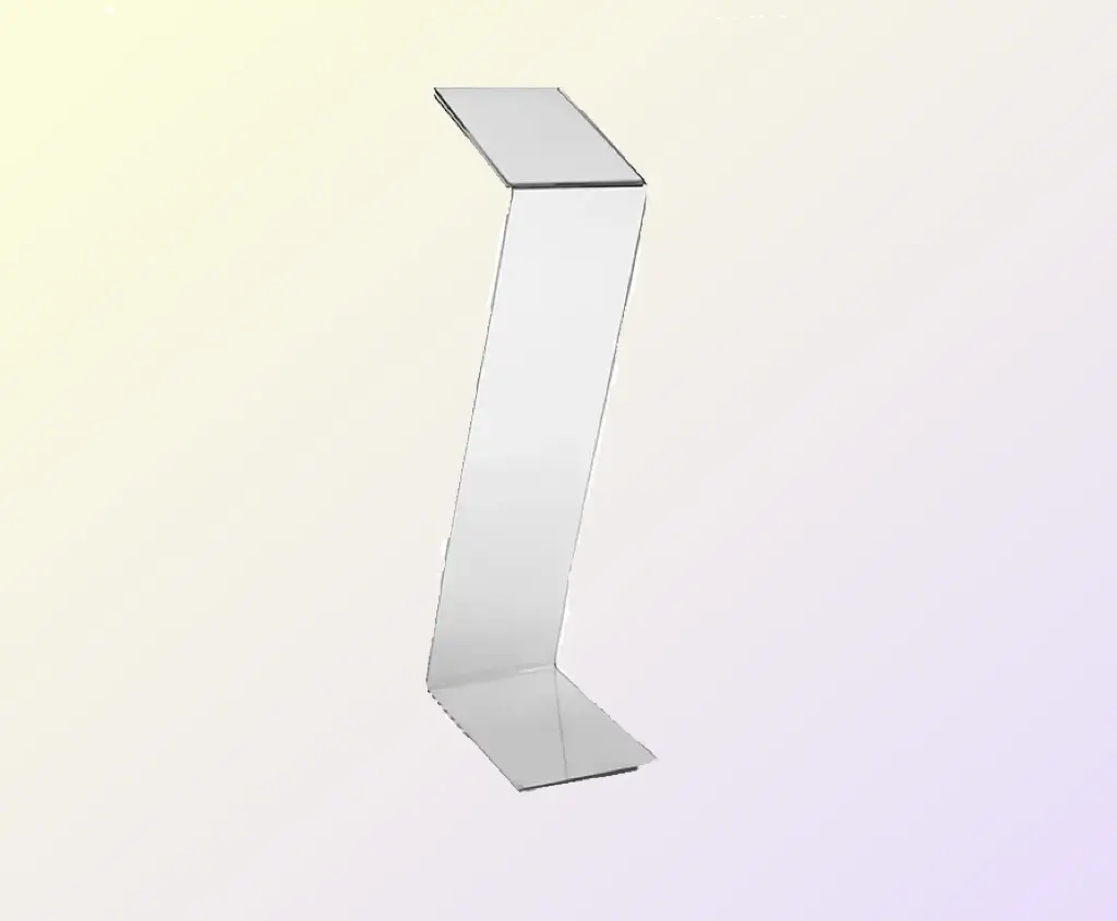 [MOB_SUPPORT_PLEXI_A4_PIED] Support plexi A4 sur pied 