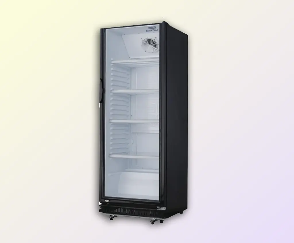 Réfrigérateur vertical avec vitre