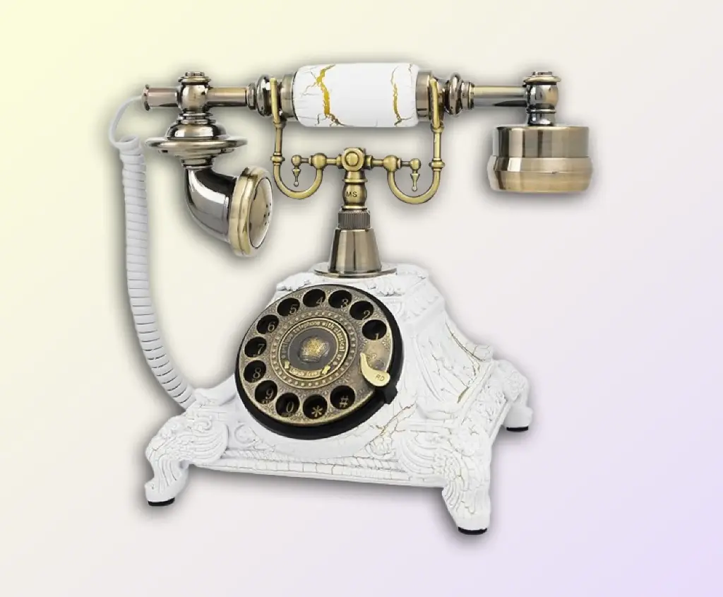 Téléphone livre audio antique 