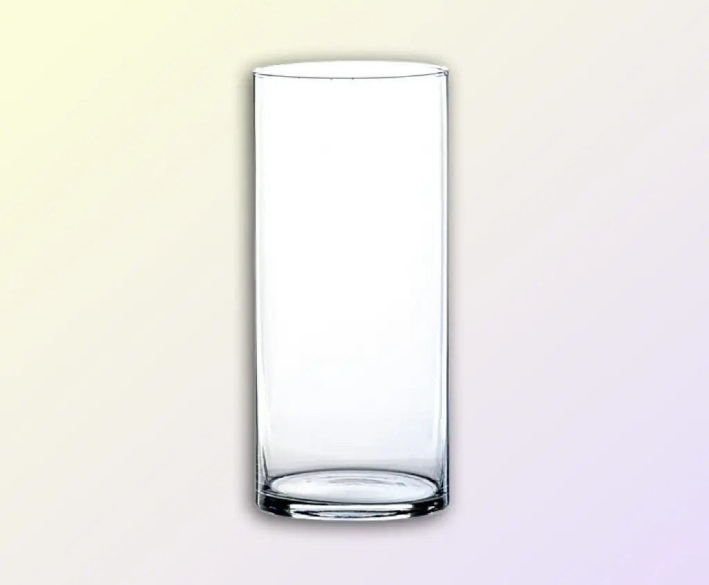 Vase en verre classique 